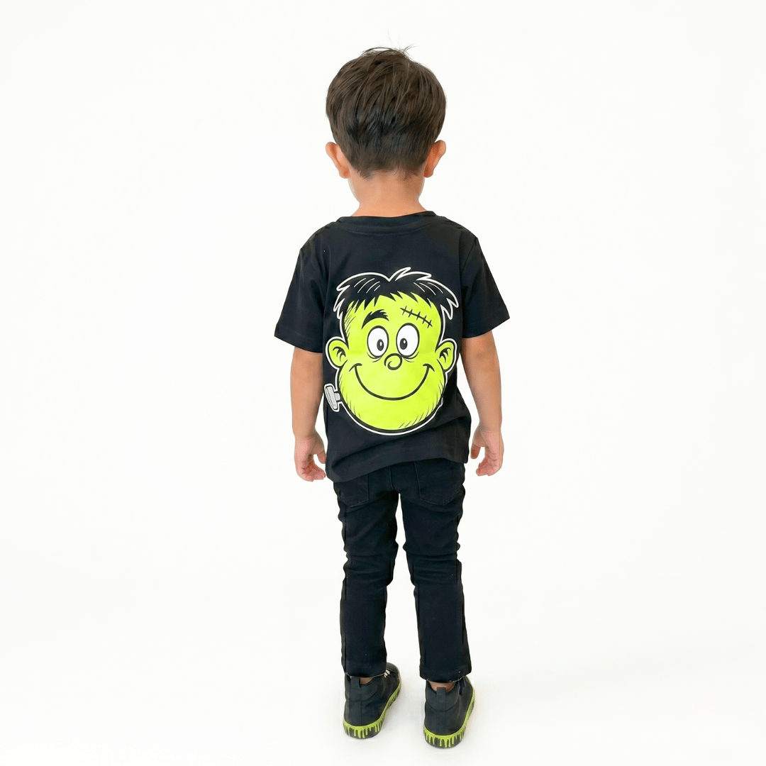 Hauntlings Mommy's Little Monster Tee | Kids Frankenstein Shirt - Hauntlings