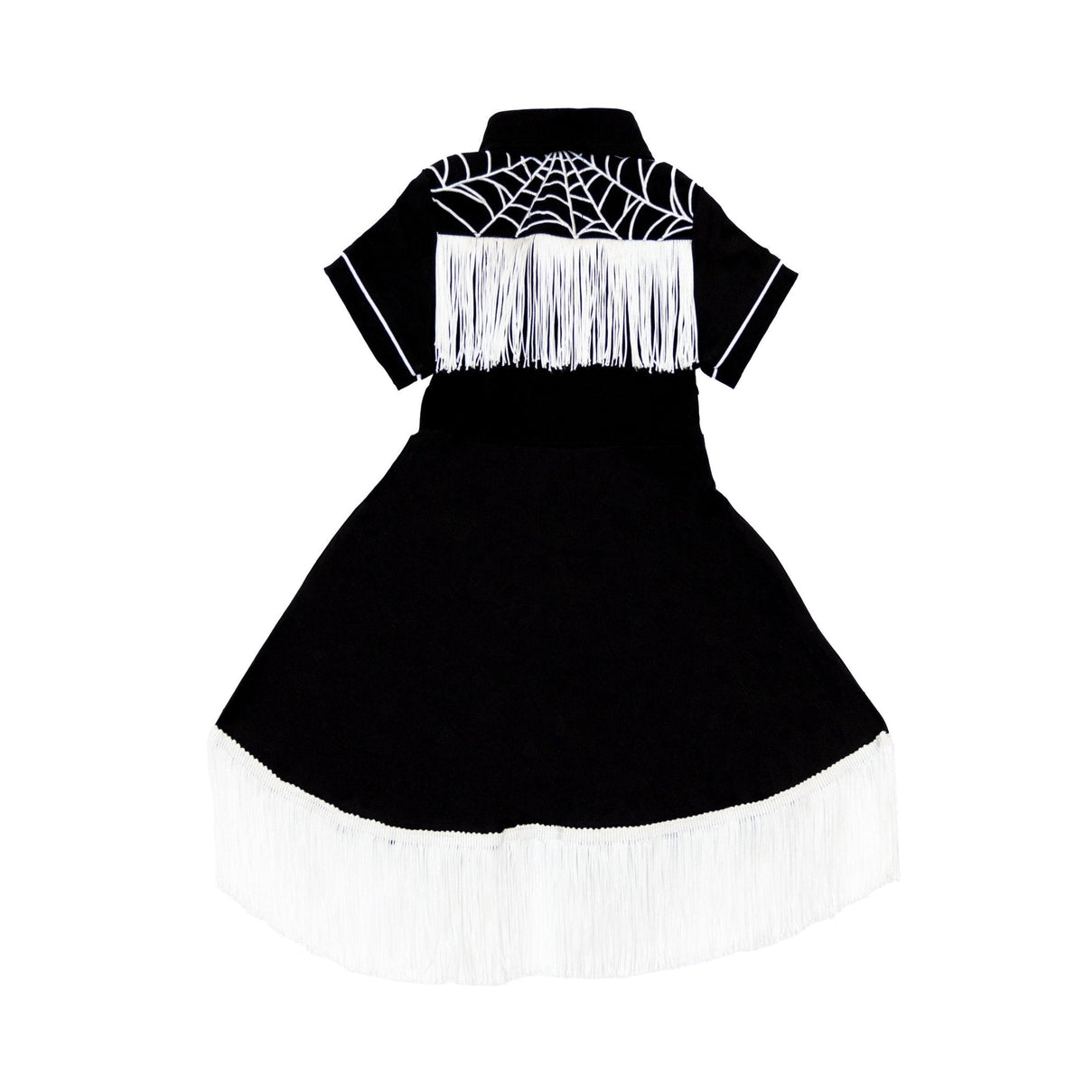 Hauntlings Spider Web Toddler Dress | Gothic Kids & Spooky Season Fashion - Hauntlings